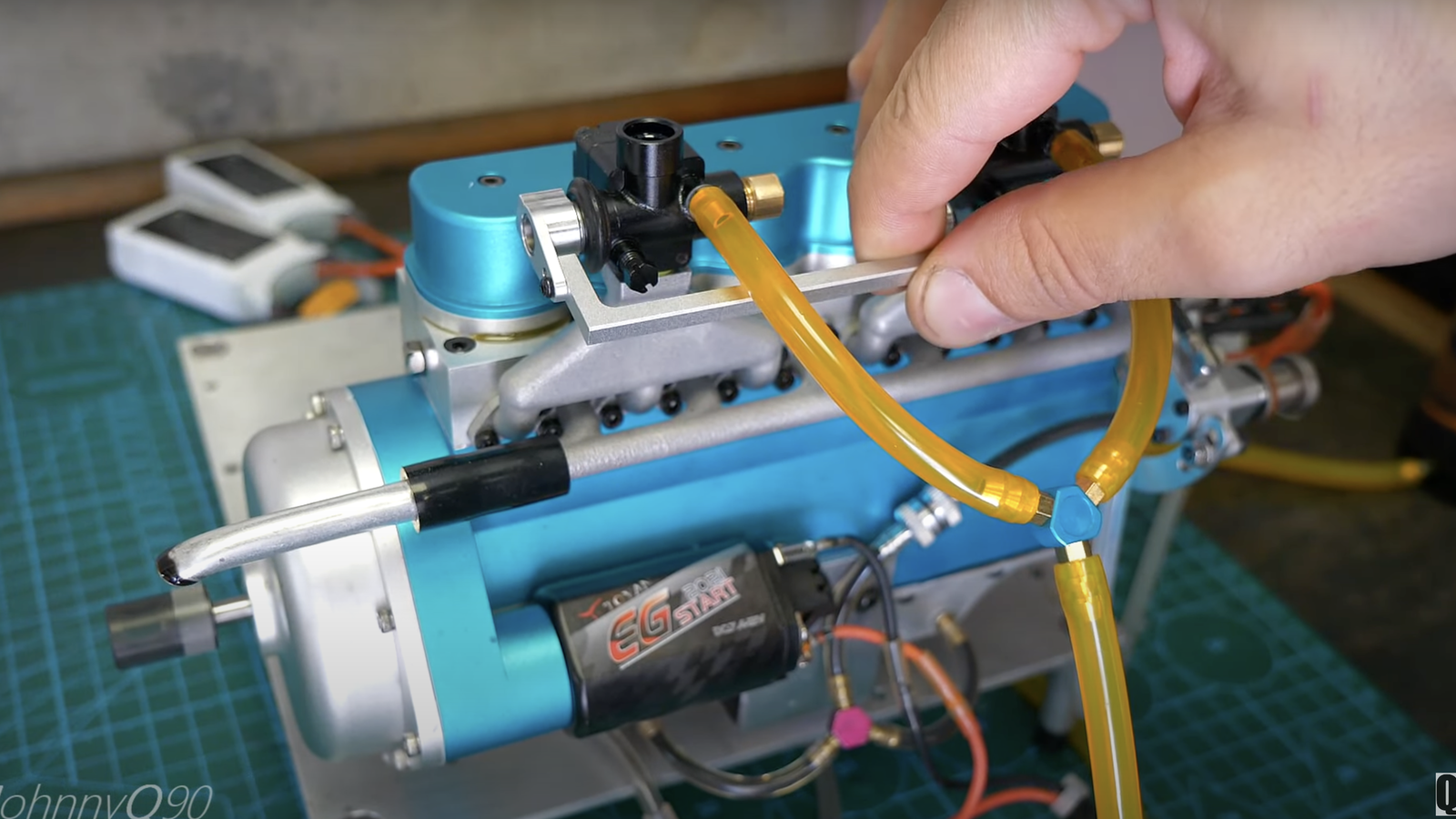 A Howin L6-210 miniature straight-six